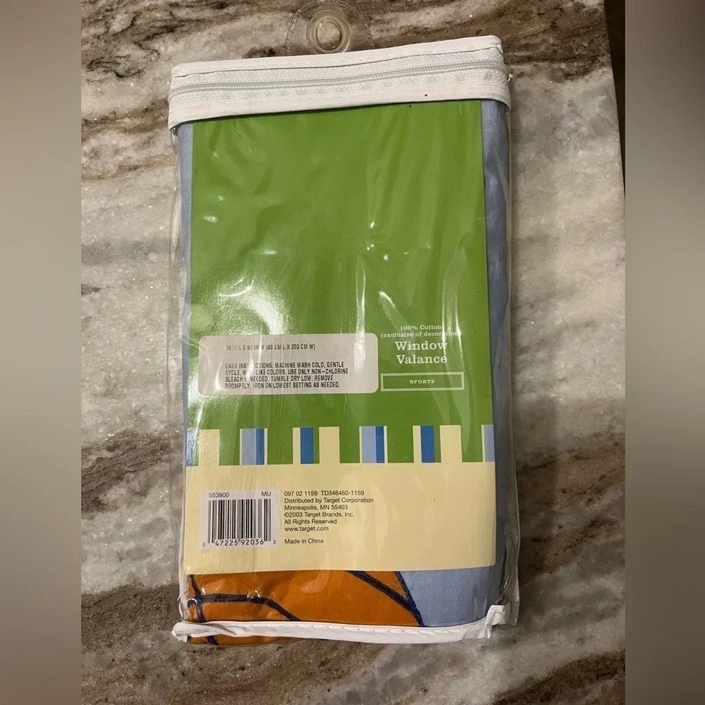 New in package - Sports Window Valance